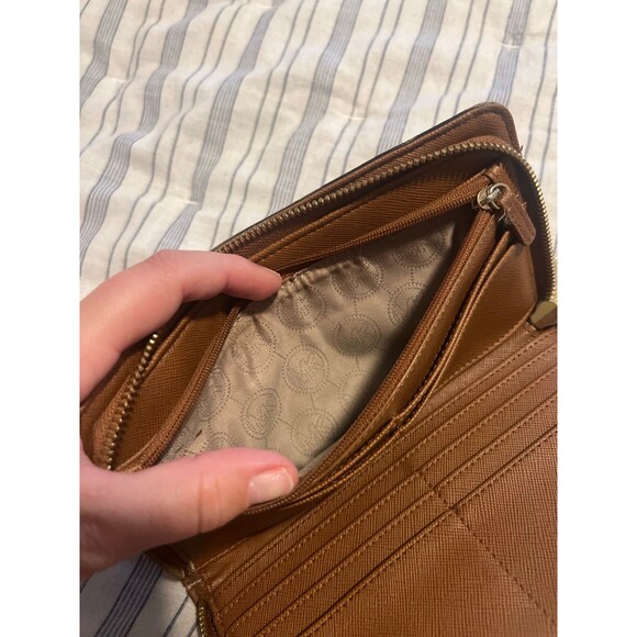 Michael Kors Signature Hamilton Continental Wallet Large MK Logo - Picture 9 of 12